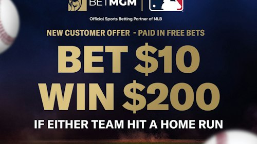 BetMGM MLB Bonus: Bet $10, Win $200 if There's a Home Run