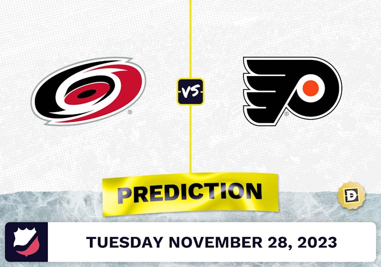 Hurricanes vs. Flyers Prediction and Odds - November 28, 2023