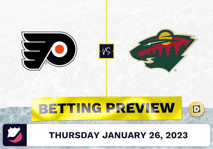 Flyers vs. Wild Prediction and Odds - Jan 26, 2023