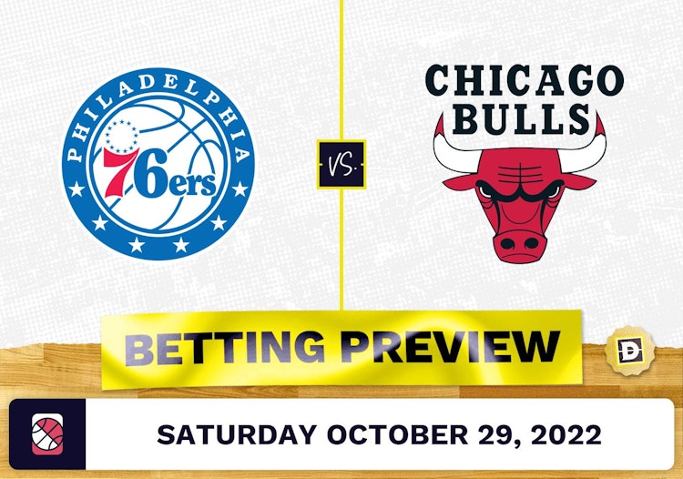 76ers vs. Bulls Prediction and Odds - Oct 29, 2022