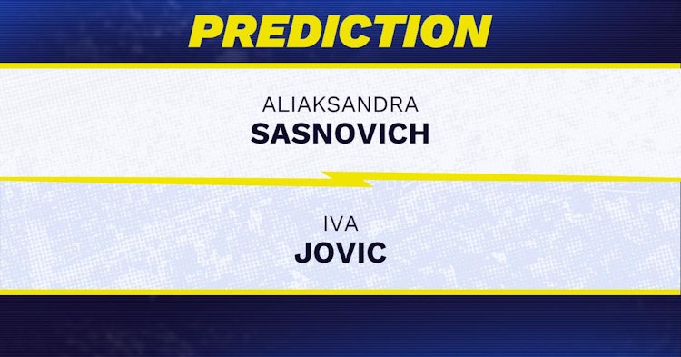 Aliaksandra Sasnovich vs Iva Jovic Tennis Prediction.
