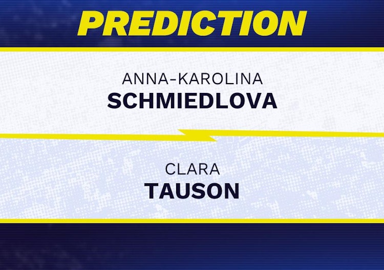 Anna-Karolina Schmiedlova vs Clara Tauson Tennis Prediction.