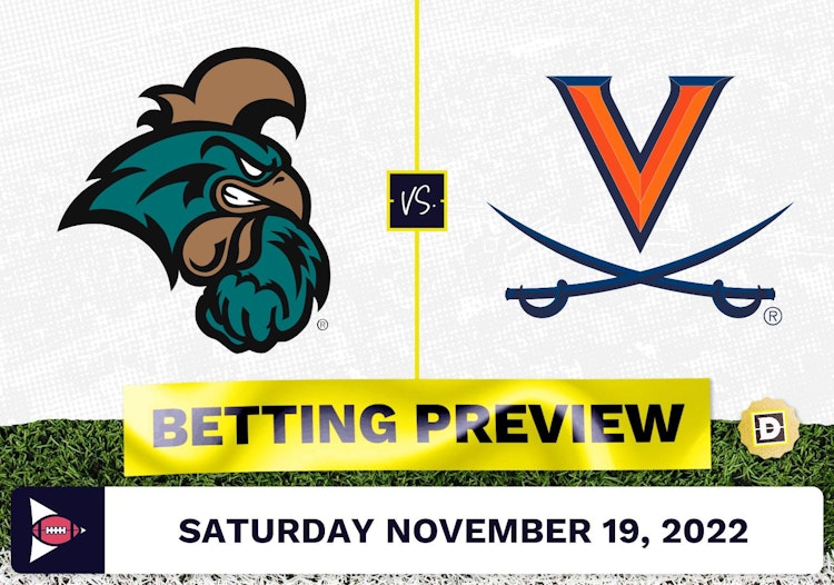 Coastal Carolina vs. Virginia CFB Prediction and Odds - Nov 19, 2022