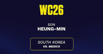 2026 World Cup player projections: Son Heung-Min's predicted stats vs. Mexico
