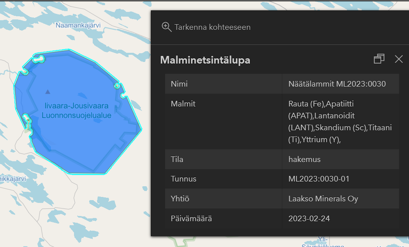 Suomen mineraalistrategia ja luontoarvot törmäyskurssilla