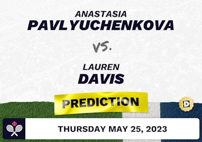 Anastasia Pavlyuchenkova vs. Lauren Davis Prediction - Strasbourg Open 2023