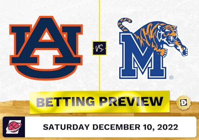 Auburn vs. Memphis CBB Prediction and Odds - Dec 10, 2022