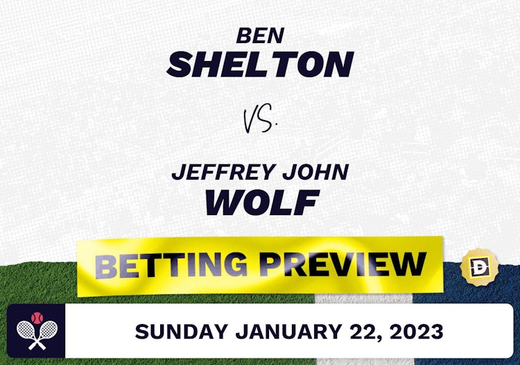 Ben Shelton vs. Jeffrey John Wolf Predictions - Jan 22, 2023