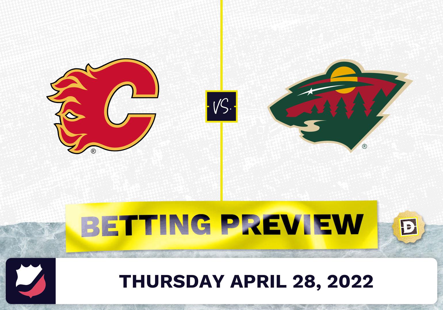 Flames vs. Wild Prediction and Odds - Apr 28, 2022