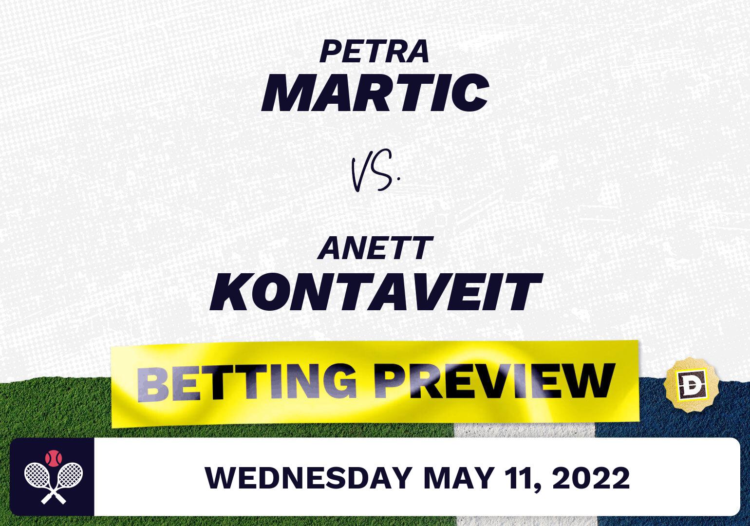 Petra Martic vs. Anett Kontaveit Predictions - May 11, 2022