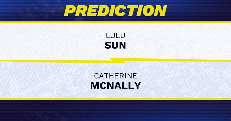 Lulu Sun vs Catherine McNally Tennis Prediction.