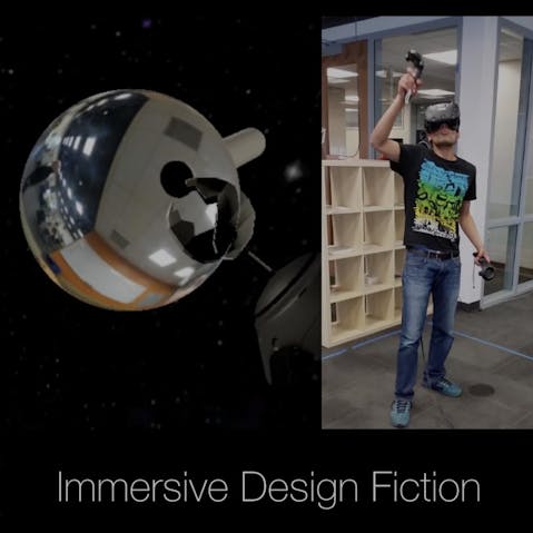 Virtual Design Workspace: Immersive Design Fiction for Creative Collaboration