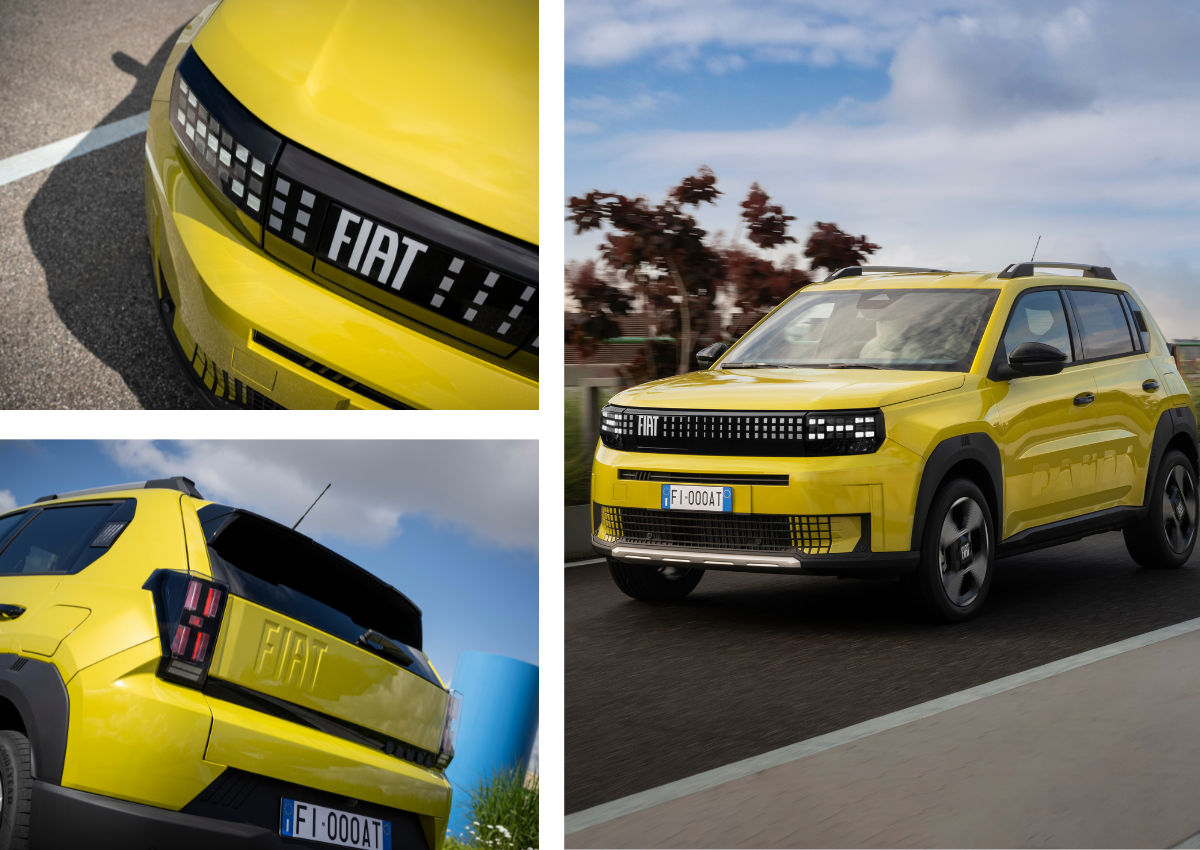 Das Exterieur des Fiat Grande Panda Elektro