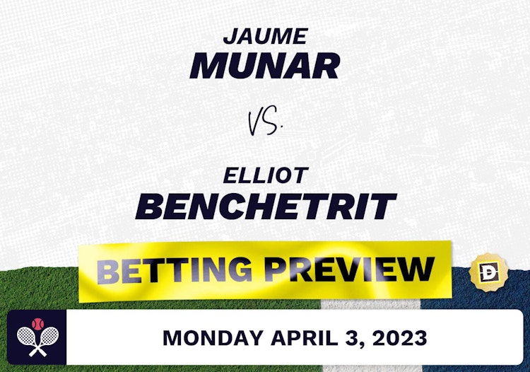 Jaume Munar vs. Elliot Benchetrit Predictions - Apr 3, 2023