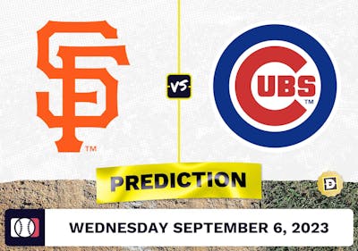 Giants vs. Cubs Prediction for MLB Wednesday [9/6/2023]