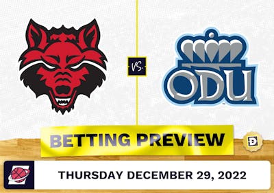 Arkansas State vs. Old Dominion CBB Prediction and Odds - Dec 29, 2022