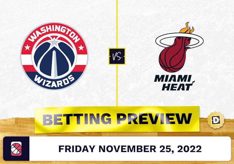 Wizards vs. Heat Prediction and Odds - Nov 25, 2022