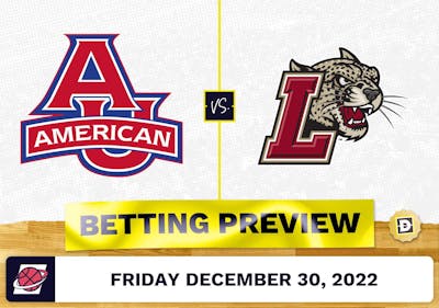 American University vs. Lafayette CBB Prediction and Odds - Dec 30, 2022
