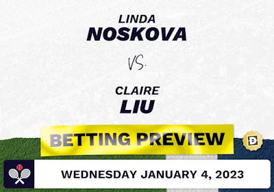 Linda Noskova vs. Claire Liu Predictions - Jan 4, 2023