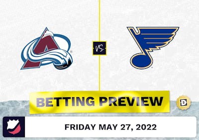 Avalanche vs. Blues Prediction and Odds - May 27, 2022