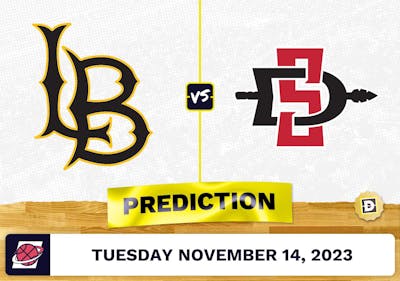 Long Beach State vs. San Diego State Basketball Prediction - November 14, 2023