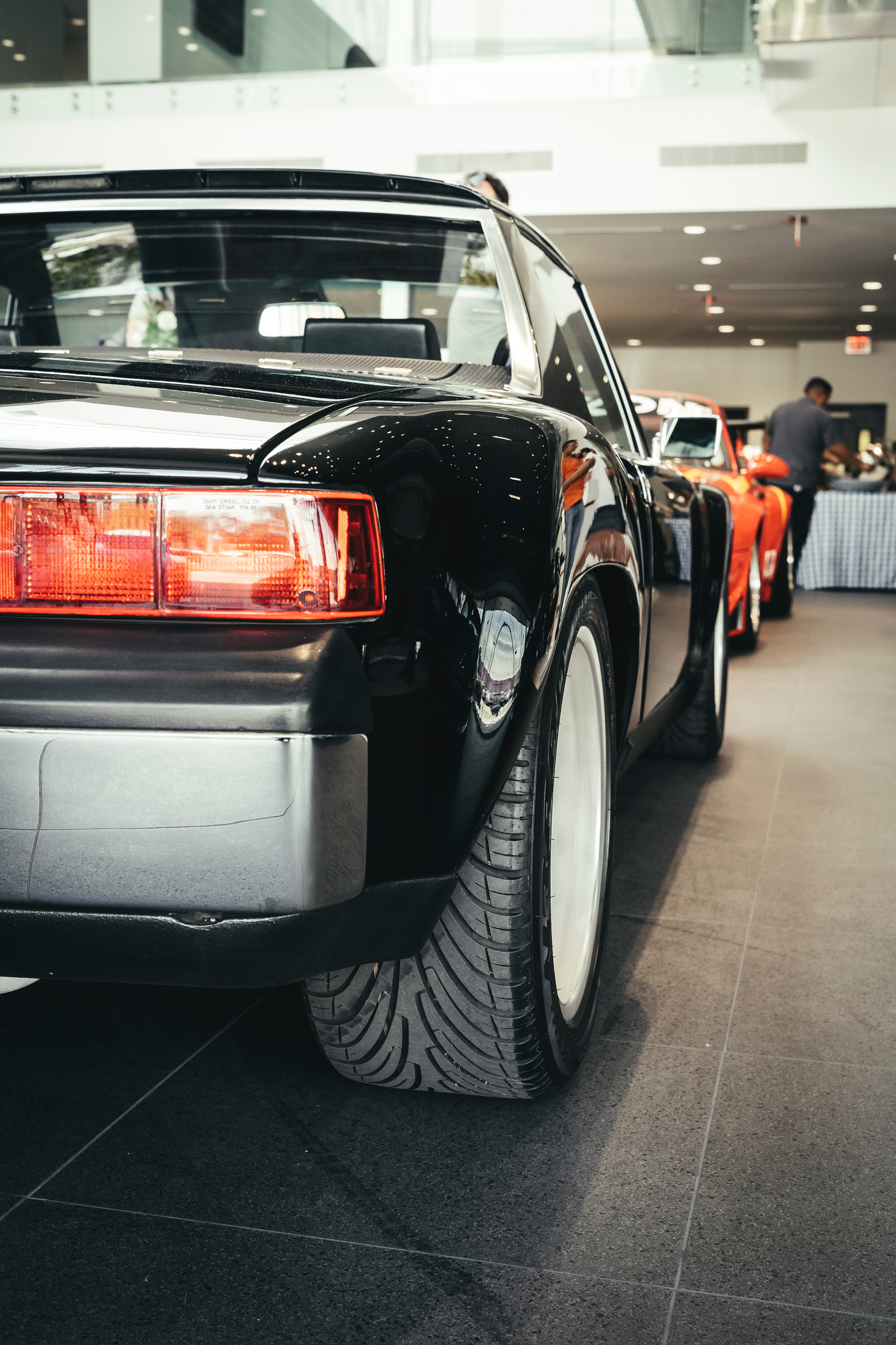 A 914-6 in black at South Bay Porsche.