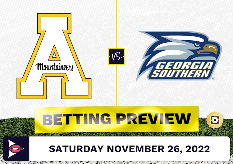 Appalachian State vs. Georgia Southern CFB Prediction and Odds - Nov 26, 2022