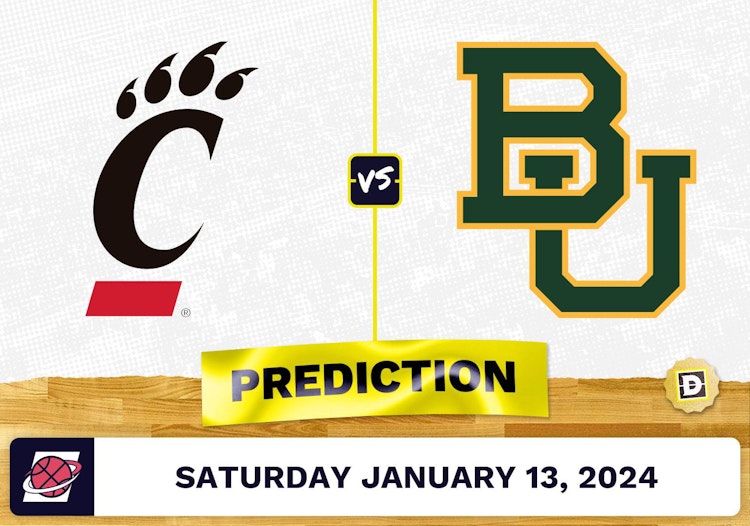 Cincinnati vs. Baylor Prediction, Odds, College Basketball Picks [1/13/2024]