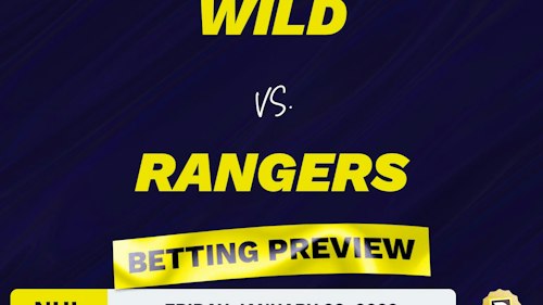 Wild vs. Rangers Predictions and Odds - Jan 28, 2022