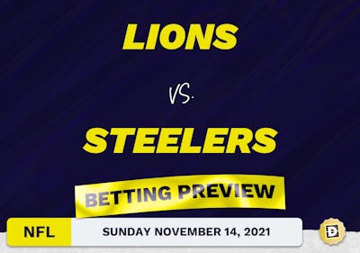 Lions vs. Steelers Predictions and Odds - Nov 14, 2021