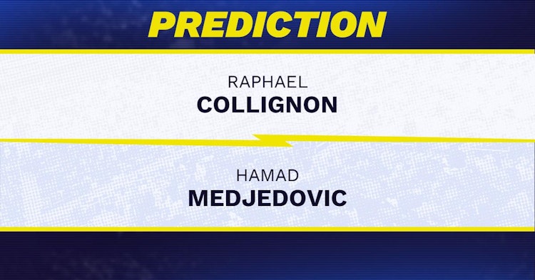 Raphael Collignon vs Hamad Medjedovic Tennis Prediction.