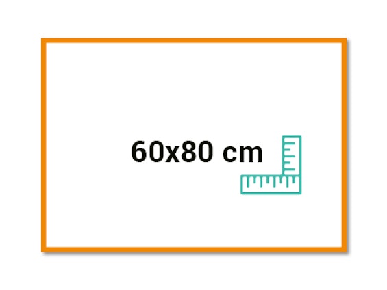 Panneau 80x60 cm imprimé pour immobilier