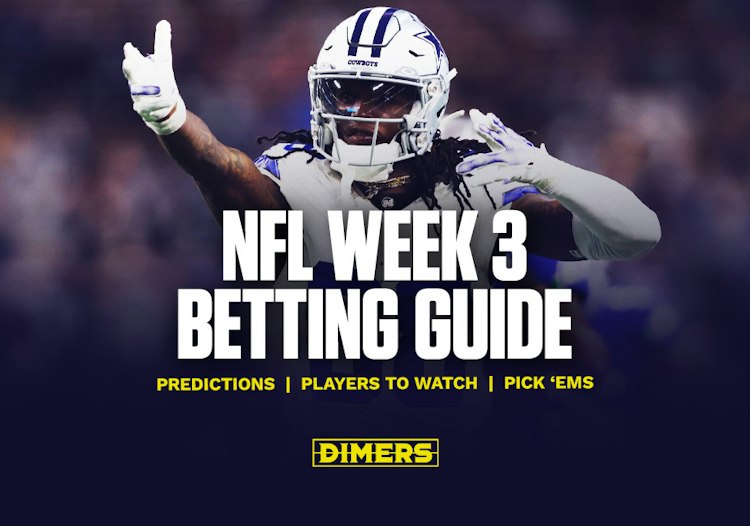 NFL betting guide for Week 3 picks and props.