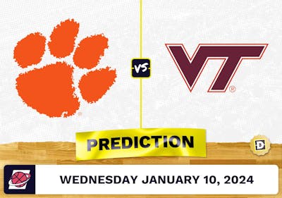 Clemson vs. Virginia Tech Prediction, Odds, College Basketball Picks  [1/10/2024]