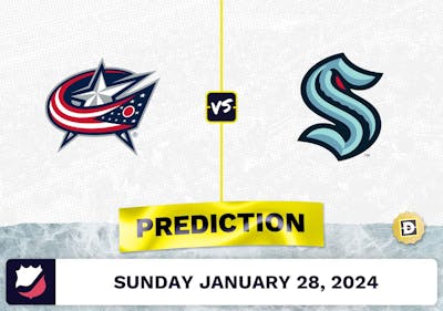 Columbus Blue Jackets vs. Seattle Kraken Prediction, Odds, NHL Picks [1/28/2024]