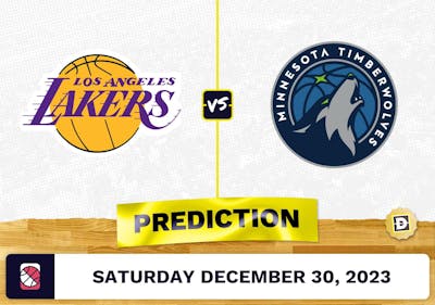 Los Angeles Lakers vs. Minnesota Timberwolves Prediction, Odds, NBA Picks  [12/30/2023]