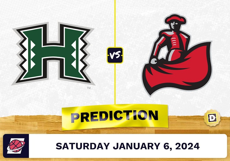 Hawaii vs. Cal State Northridge Prediction, Odds, College Basketball Picks  [1/6/2024]