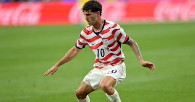 Christian Pulisic's predicted stats vs. Bosnia and Herzegovina, including anytime goal projection