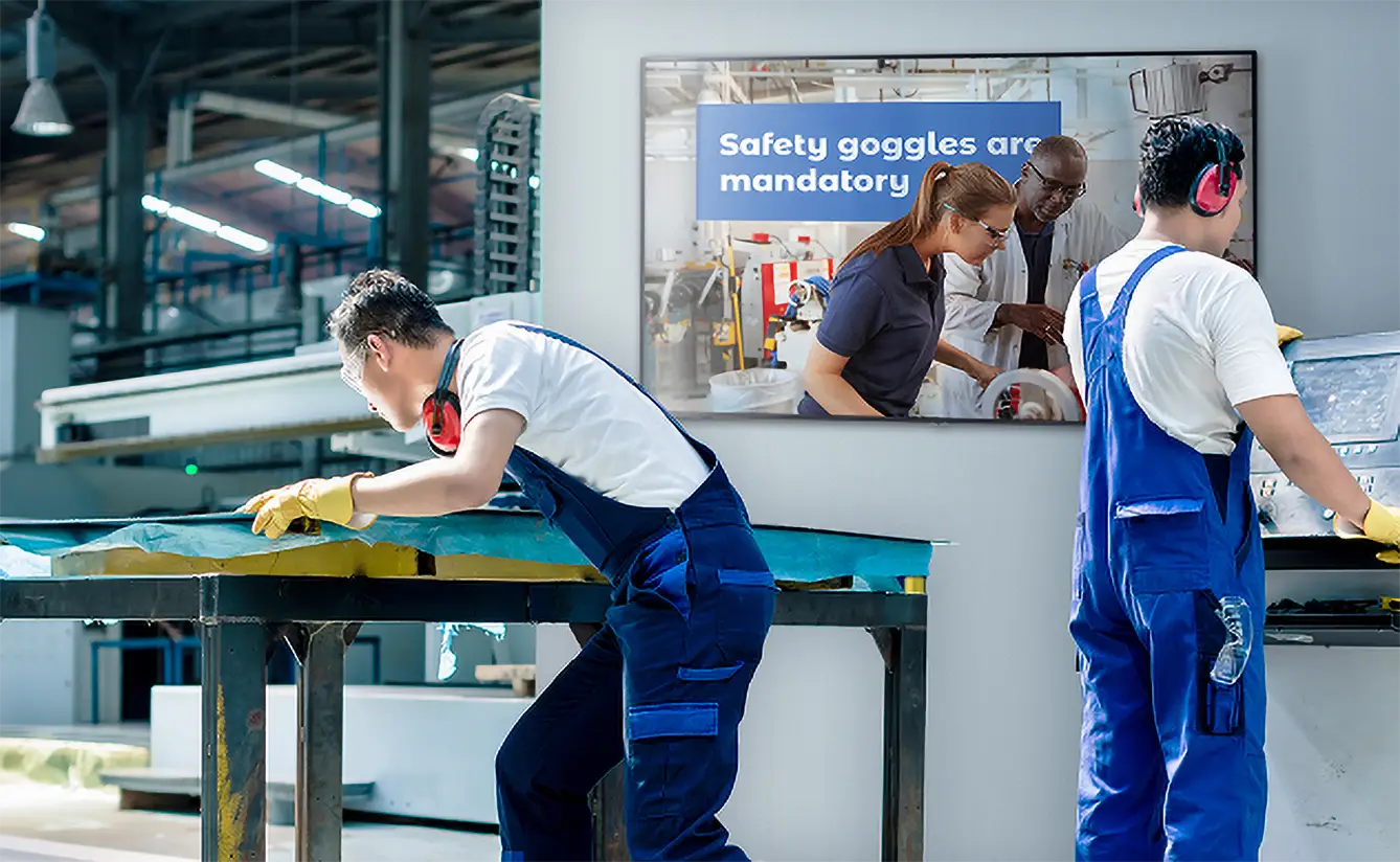 The Role of Digital Signage in Manufacturing