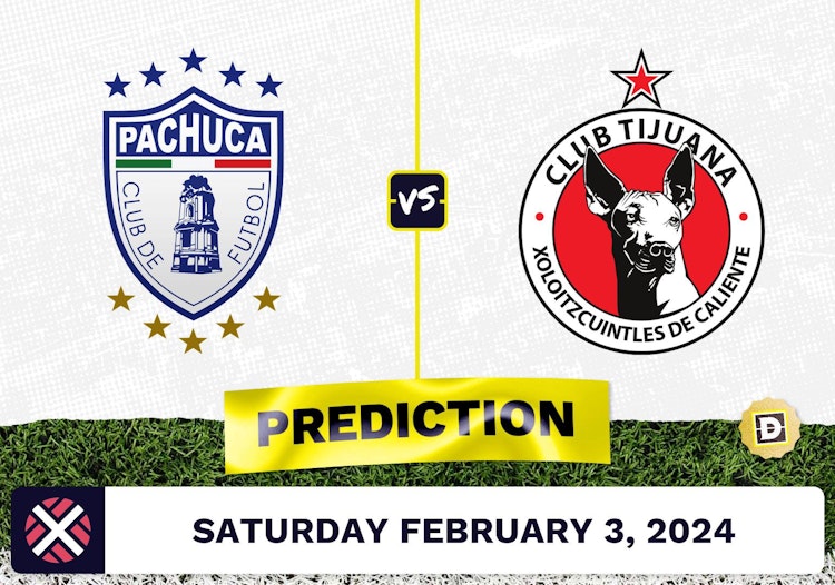 Pachuca vs. Club Tijuana Prediction, Odds, Liga MX Picks [2/3/2024]