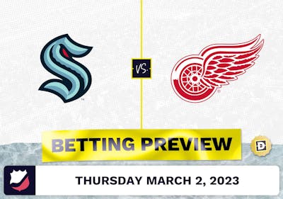 Kraken vs. Red Wings Prediction and Odds - Mar 2, 2023