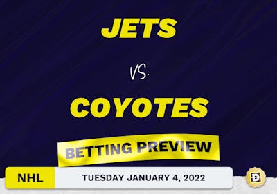 Jets vs. Coyotes Predictions and Odds - Jan 4, 2022