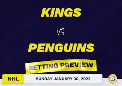 Kings vs. Penguins Predictions and Odds - Jan 30, 2022