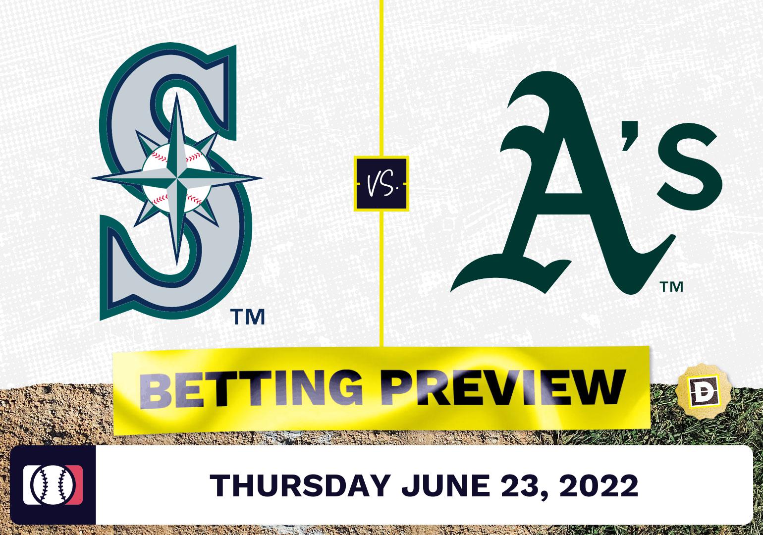 Mariners vs. Athletics Prediction and Odds - Jun 23, 2022