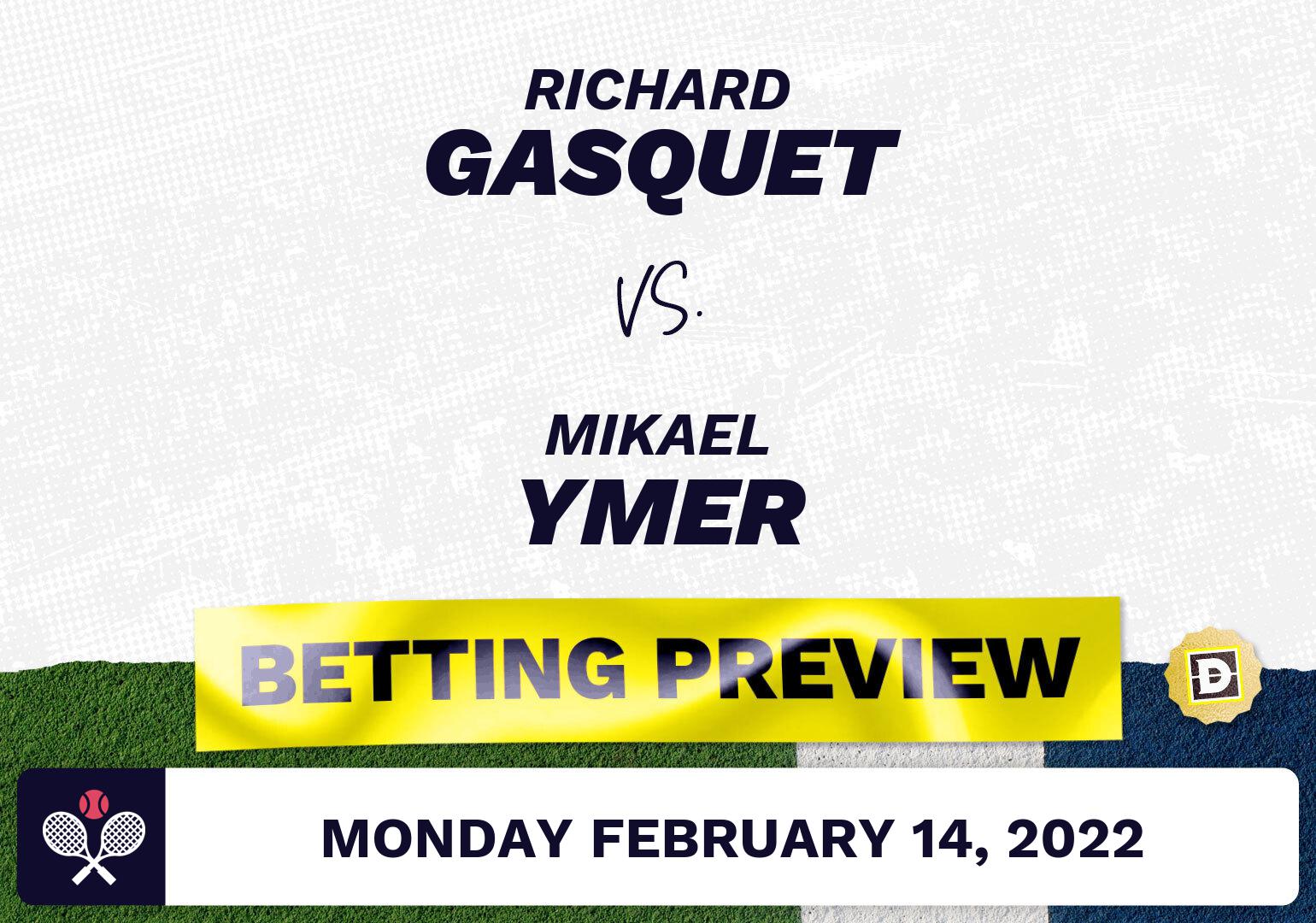 Richard Gasquet vs. Mikael Ymer Predictions - Feb 14, 2022