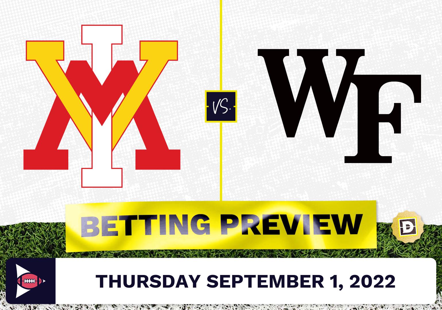 VMI vs. Wake Forest CFB Prediction and Odds - Sep 1, 2022
