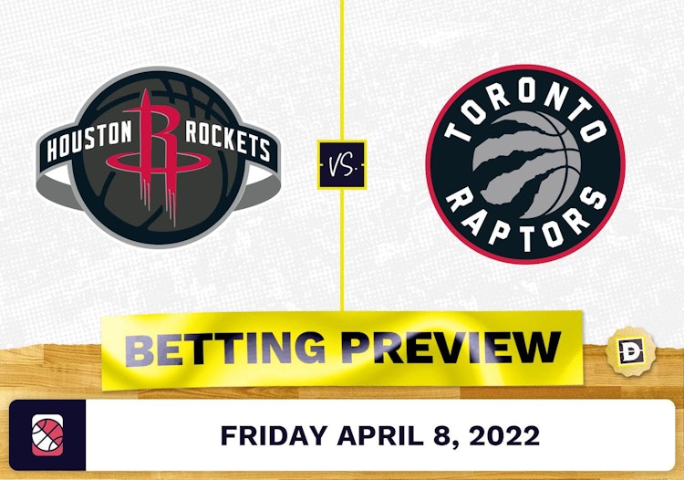 Rockets vs. Raptors Prediction and Odds - Apr 8, 2022