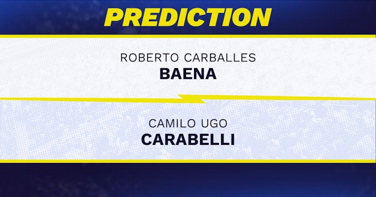 Roberto Carballes Baena vs Camilo Ugo Carabelli Tennis Prediction.