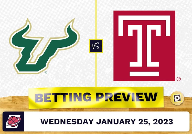 South Florida vs. Temple CBB Prediction and Odds - Jan 25, 2023