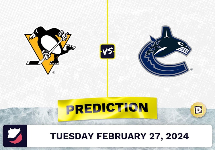 Pittsburgh Penguins vs. Vancouver Canucks Prediction, Odds, NHL Picks [2/27/2024]